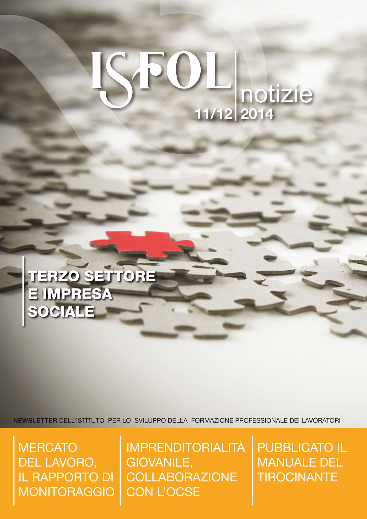 Copertina Isfol notizie 11/12 2014
