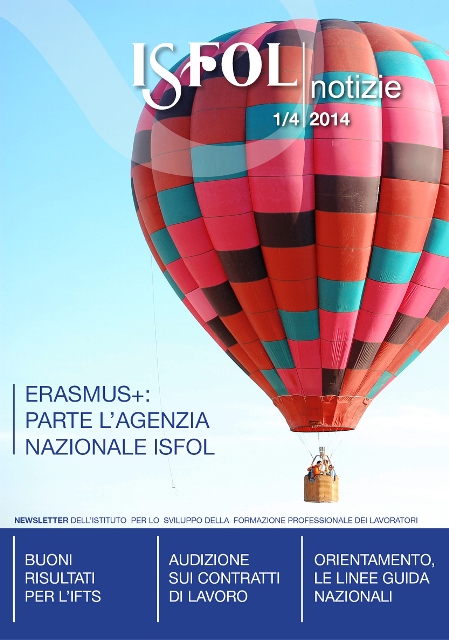 Cover Isfol notizie 1/4 - 2014