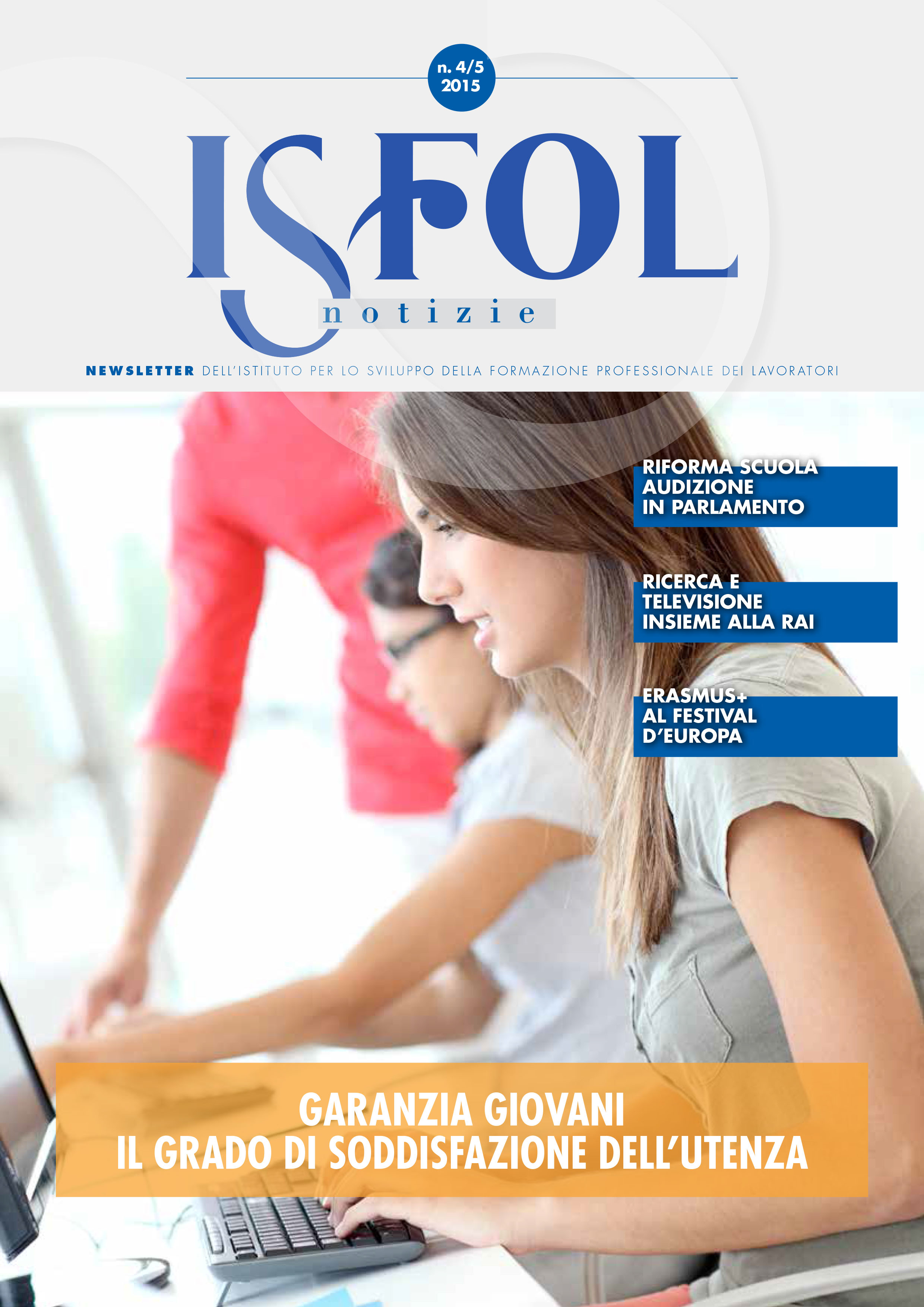 Isfol notizie 4/5 2015 cover