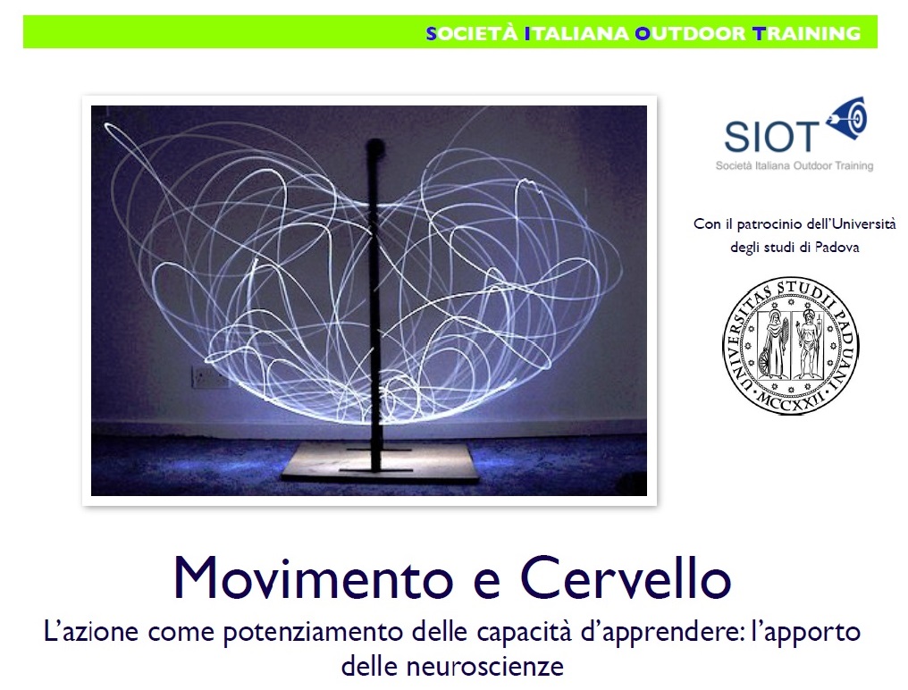 Convegno Outdoor training